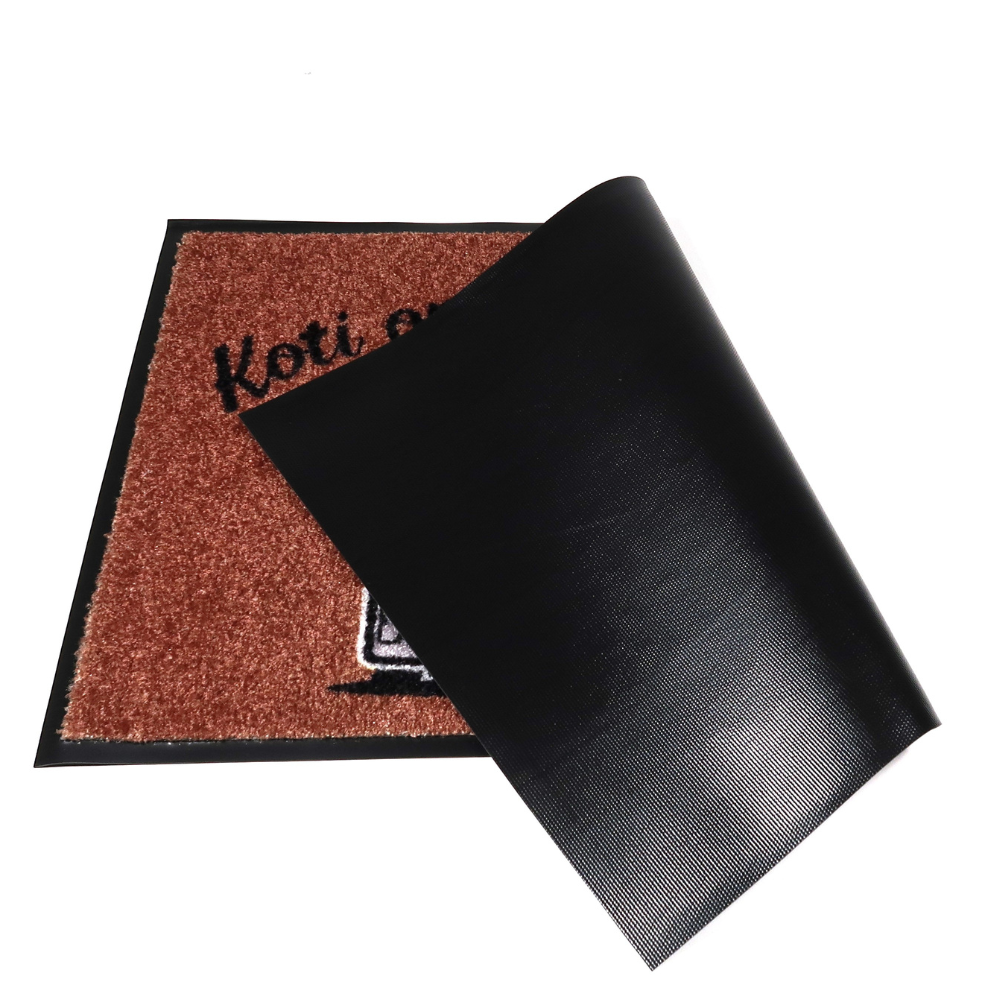 Kynnysmatto asuntoautoon 60x40cm - "Koti on siellä missä auto"