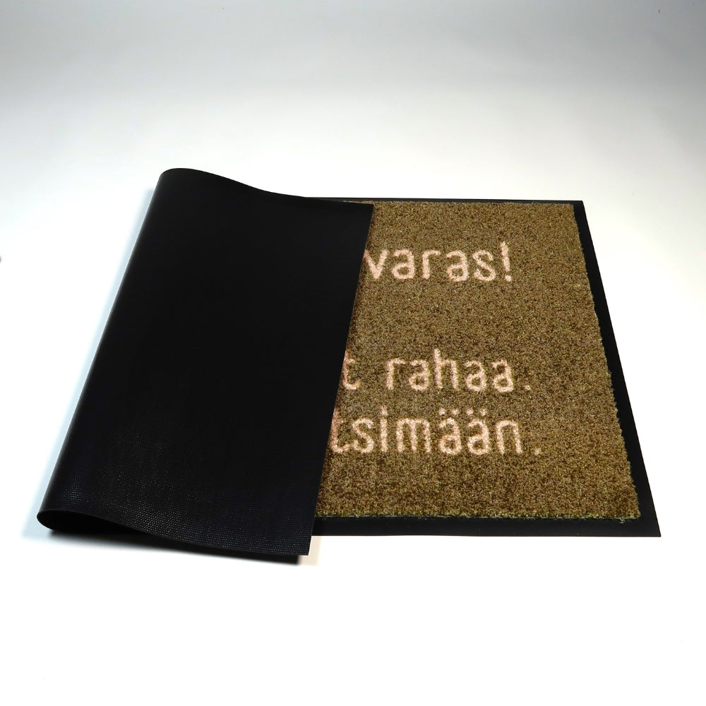 Hauska ovimatto - Viesti murtovarkaalle