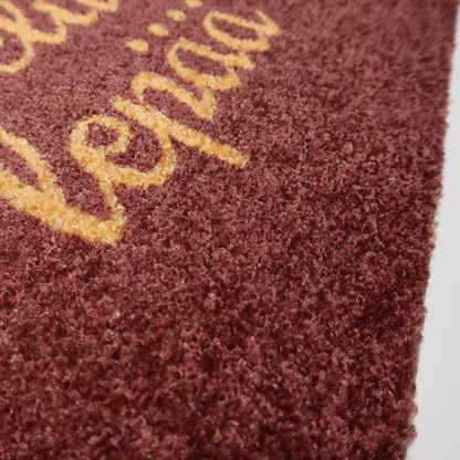 Personoitava saunan kynnysmatto - musta tai ruskea