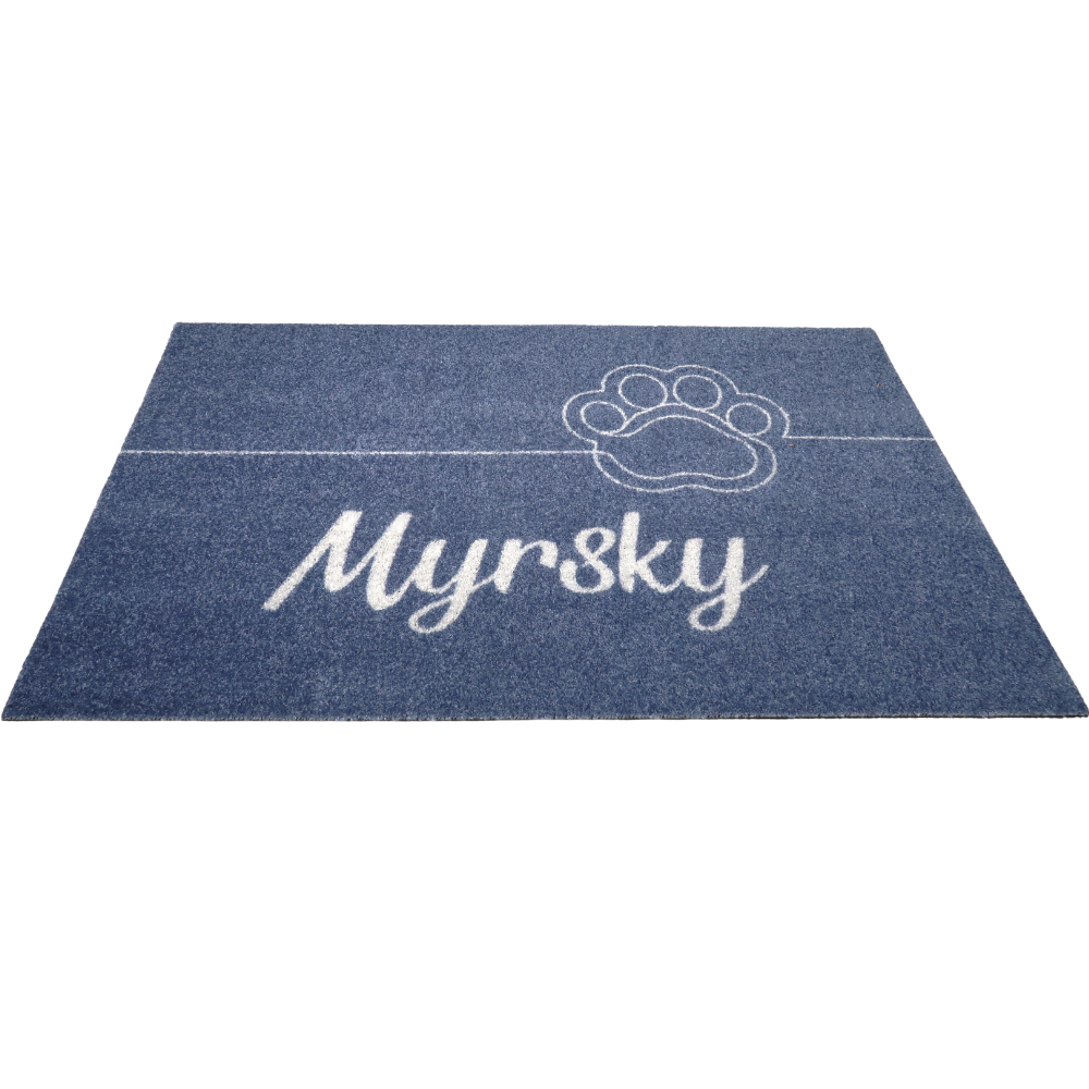 Personoitava lemmikin matto 90x60 cm - oma nimi tai teksti, tassu