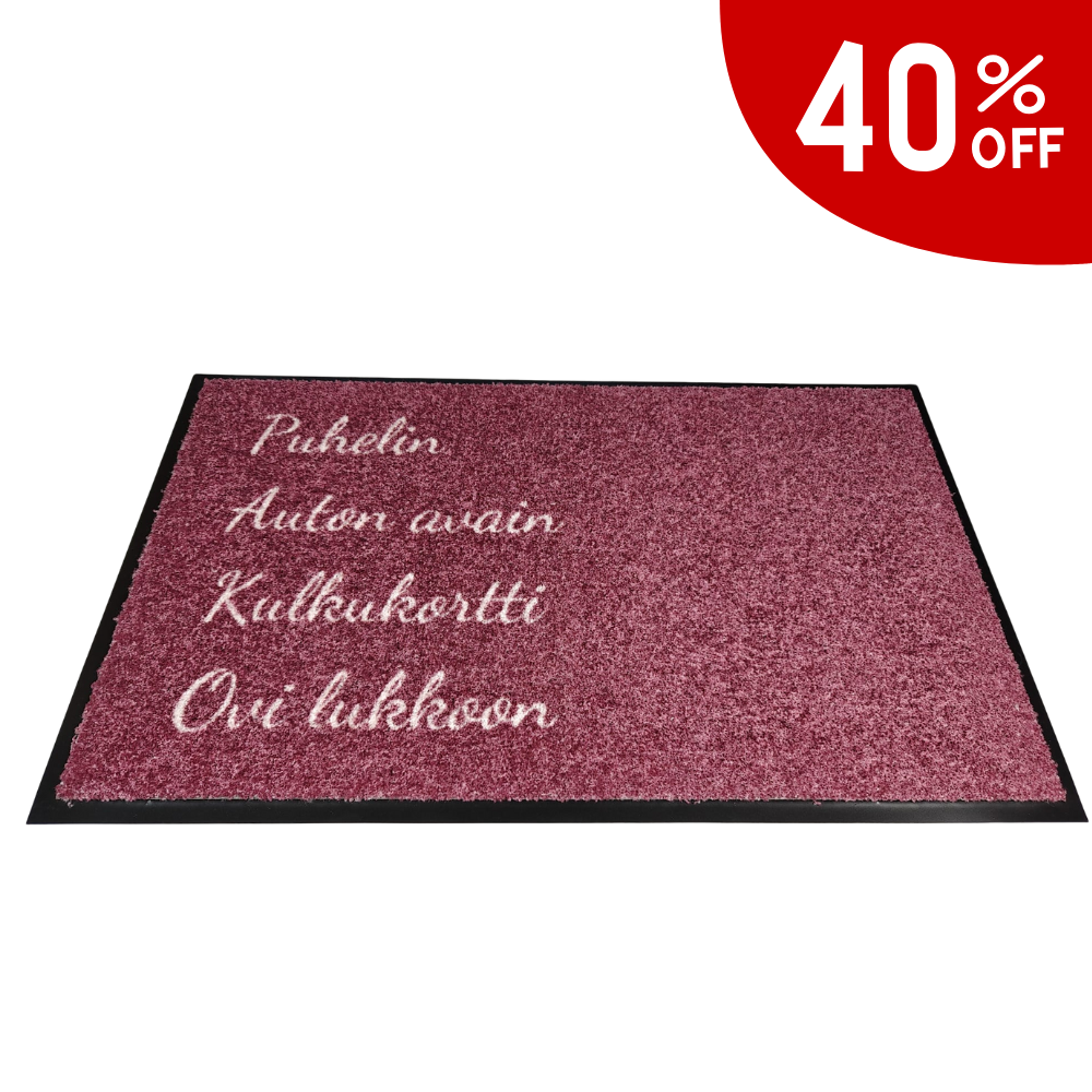 Purppura muistilista - outlet