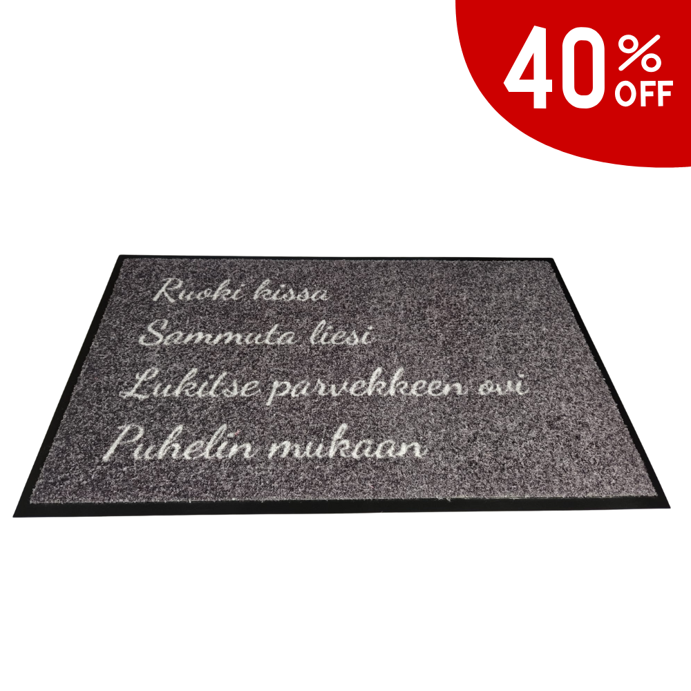 Harmaa muistilista - outlet