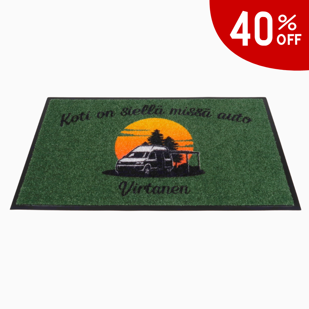 Retkeilyauton matto Virtasen nimellä - outlet