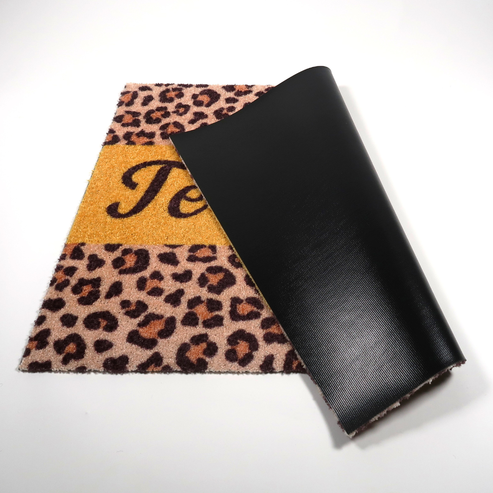 Tervetuloa-kynnysmatto, leopardikuvio