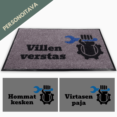 Personoitava matto omalla tekstillä pajalle - Työkalu kädessä