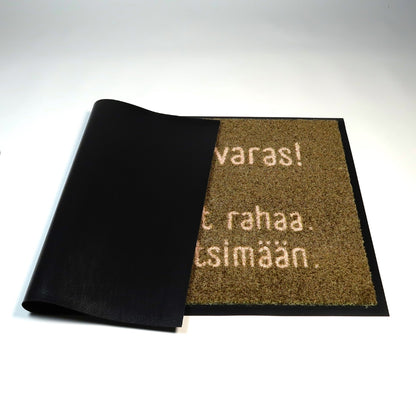 Hauska ovimatto - Viesti murtovarkaalle