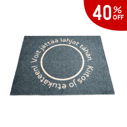 Voit jättää lahjat tähän - hauska matto